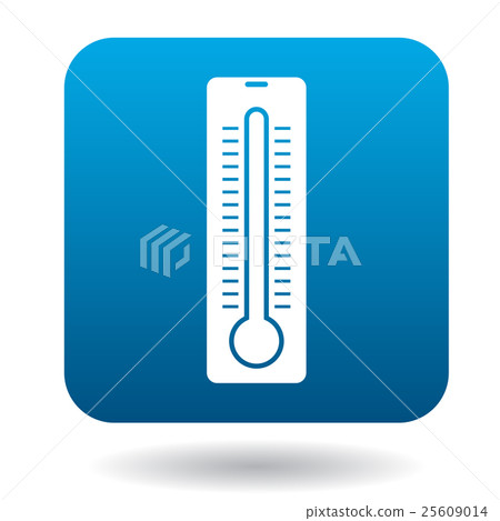 Thermometer icon in simple style 25609014
