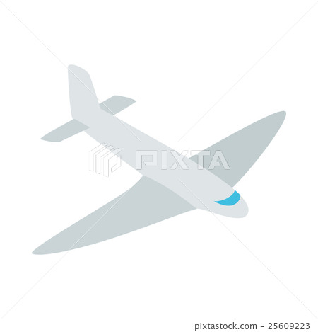 Passenger plane icon, isometric 3d style 25609223
