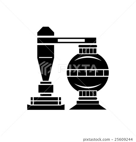 Chemical installation icon, simple style Chemical installation icon, simple style 25609244