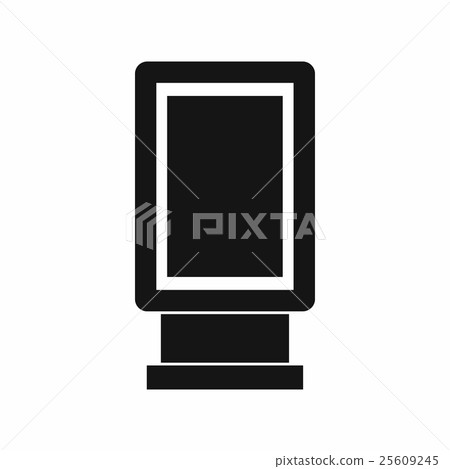 Advertising signs icon, simple style 25609245