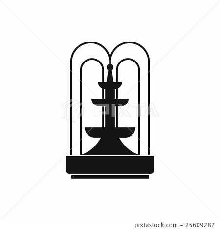 Fountain icon, simple style 25609282