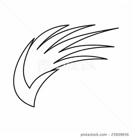 Wing icon, outline style 25609656