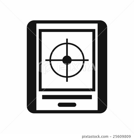 Radar icon, simple style Radar icon, simple style 25609809