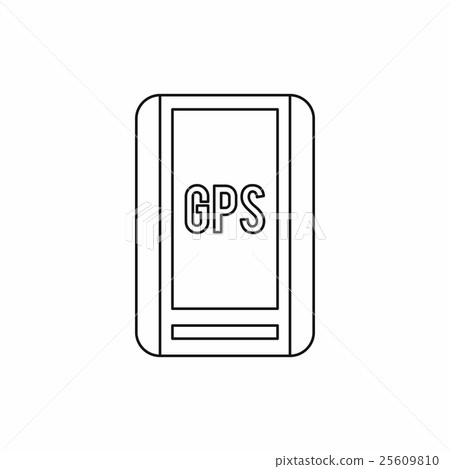 Global Positioning System icon, outline style Global Positioning System icon, outline style 25609810