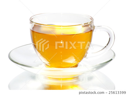 Glass cup of tea Glass cup of tea 25613399