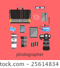 Set of photographer's equipment 25614834