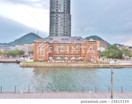Old Moji Customs Office building in Mojiko, Japan. Old Moji Customs Office building in Mojiko, Japan. 25615334