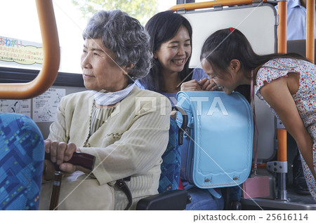 Bus interior parent and child Bus interior parent and child 25616114