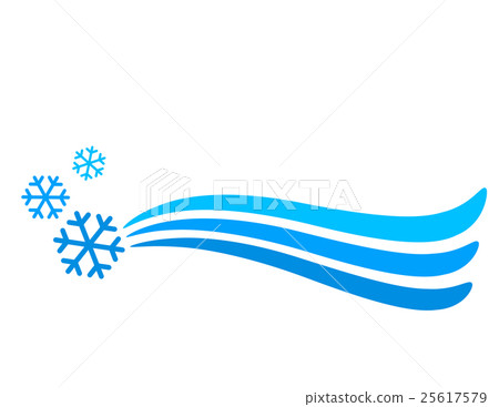 snowflakes and background 25617579