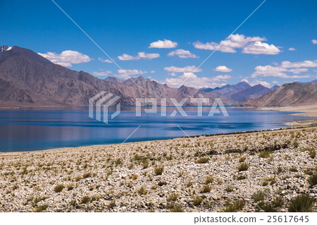 Pangong Lake in Ladakh, Leh, India.  25617645