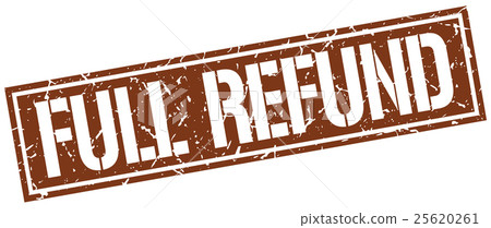 full refund square grunge stamp 25620261