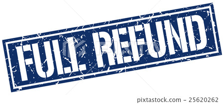 full refund square grunge stamp 25620262