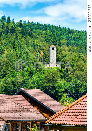View of Triberg im Schwarzwald town - Germany View of Triberg im Schwarzwald town - Germany 25621732