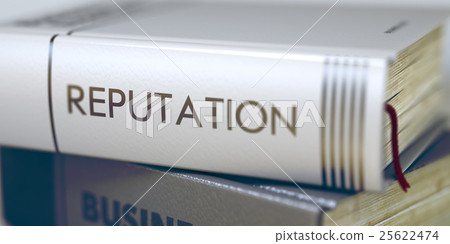 Reputation. Book Title on the Spine. 3D. Reputation. Book Title on the Spine. 3D. 25622474