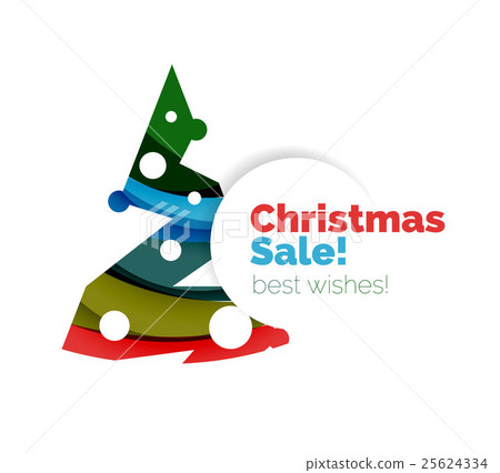 Christmas and New Year promotion banner design 25624334