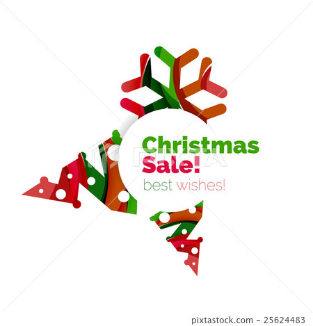 Christmas geometric abstract sale promo banner Christmas geometric abstract sale promo banner 25624483