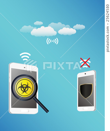 smartphone protected virus from tablet  25624580