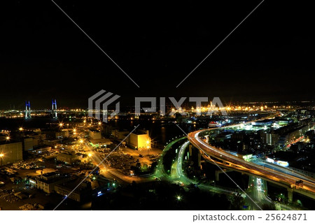 Yokohama night view 25624871