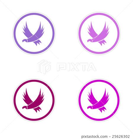 assembly silhouette stickers Eagles 25626302