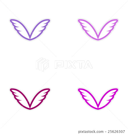 assembly stickers eagle wings 25626307