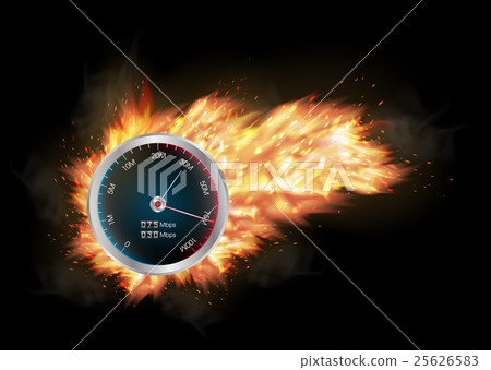 internet speed test meter 25626583