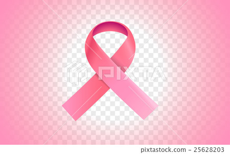 Pink ribbon. Breast cancer awareness symbol 25628203