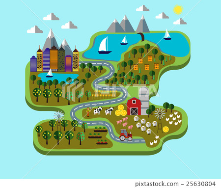 Natural food. infographic 25630804