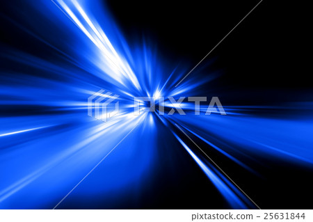 speed motion on night road 25631844
