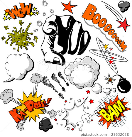 Comic Book design elements 25632028