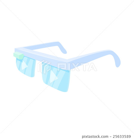 Smart glasses icon, cartoon style 25633589