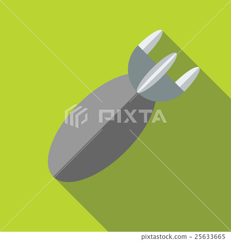 Air bomb icon in flat style Air bomb icon in flat style 25633665