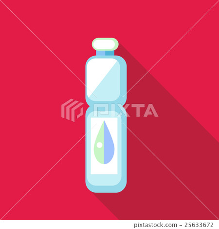 Bottle of water icon in flat style Bottle of water icon in flat style 25633672
