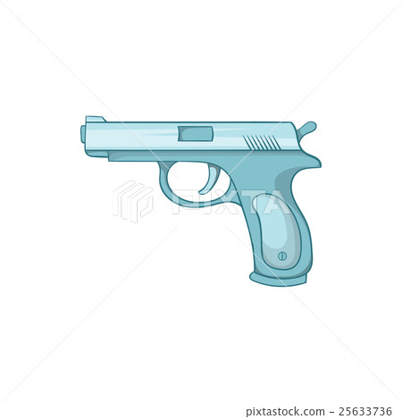 Gun icon, cartoon style 25633736