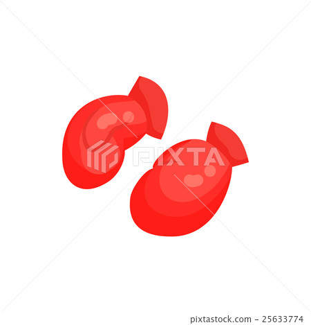Boxing gloves icon, cartoon style 25633774