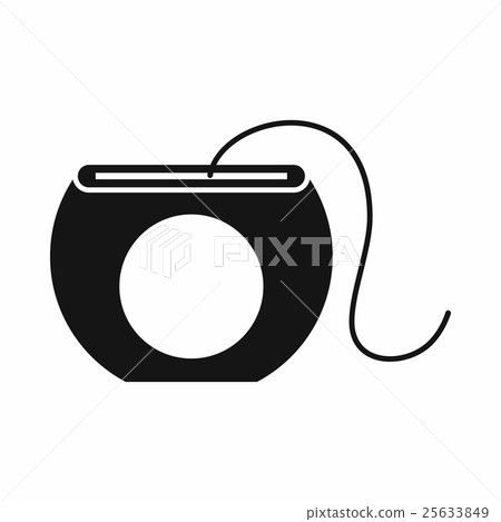 Dental floss icon, simple style 25633849