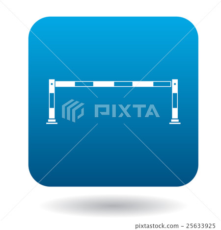 Car barrier icon, simple style Car barrier icon, simple style 25633925