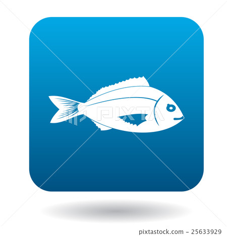 Saltwater fish icon, simple style - Stock Illustration [25633929] - PIXTA