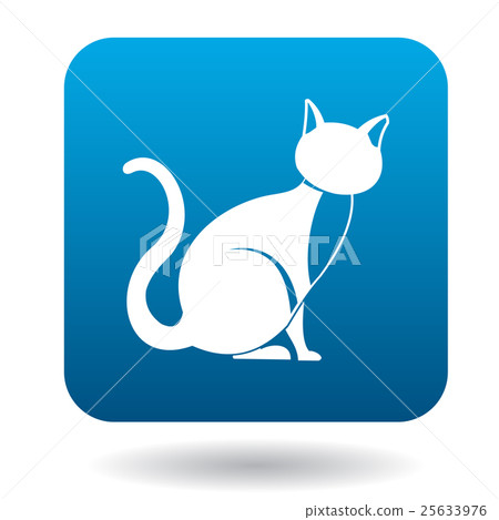Cat icon, simple style Cat icon, simple style 25633976