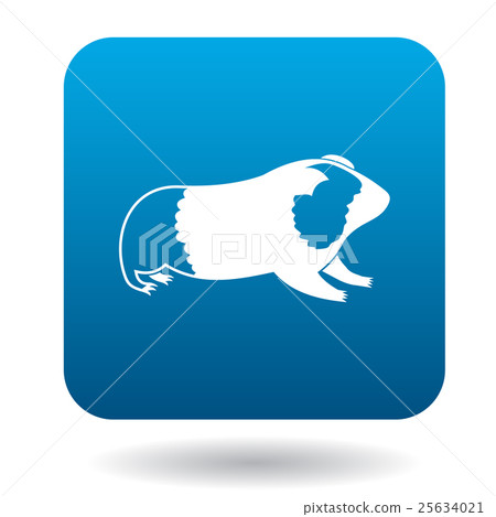 Guinea pig icon, simple style 25634021