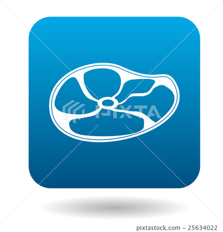 Beef steak icon in simple style Beef steak icon in simple style 25634022
