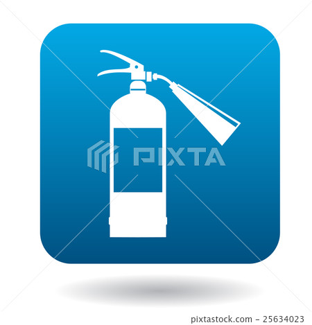 Fire extinguisher icon in simple style Fire extinguisher icon in simple style 25634023