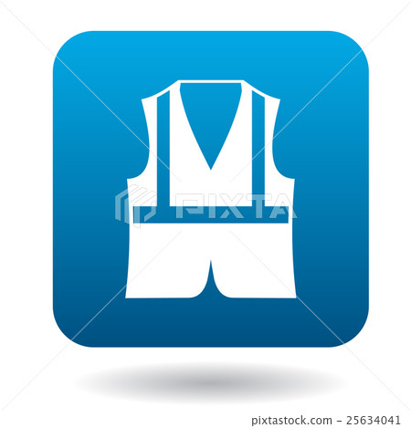 Safety vest icon in simple style Safety vest icon in simple style 25634041