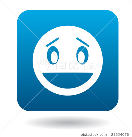 Surprised emoticon with open mouth icon Surprised emoticon with open mouth icon 25634076