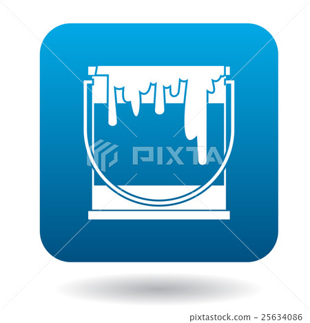 Paint can icon in simple style Paint can icon in simple style 25634086