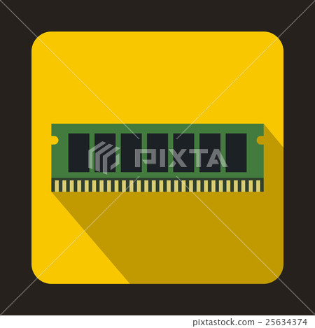 DVD RAM module for the personal computer icon 25634374