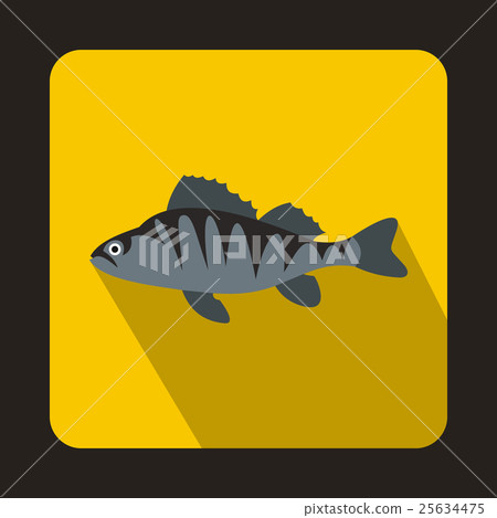 European perch, Perca fluviatilis icon European perch, Perca fluviatilis icon 25634475