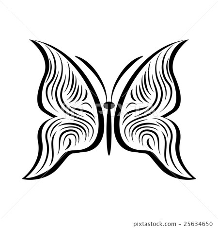 Butterfly with small wings icon, simple style 25634650