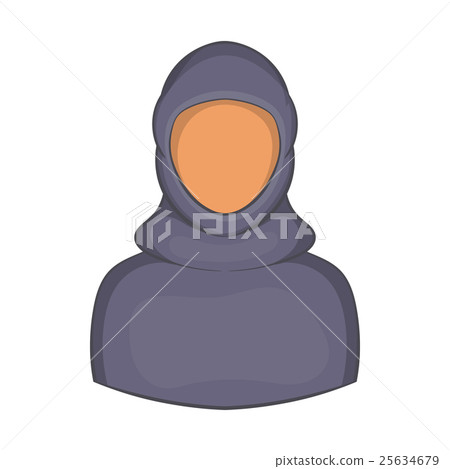 Woman Arab icon, cartoon style Woman Arab icon, cartoon style 25634679