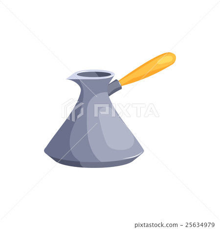 Turkish coffee maker, cezve icon, cartoon style 25634979