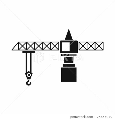 Crane icon, simple style 25635049